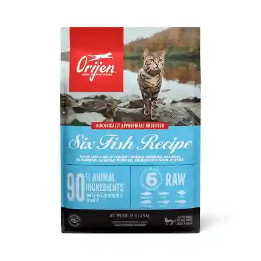 Alimento Seco Para Gato Orijen Six Fish