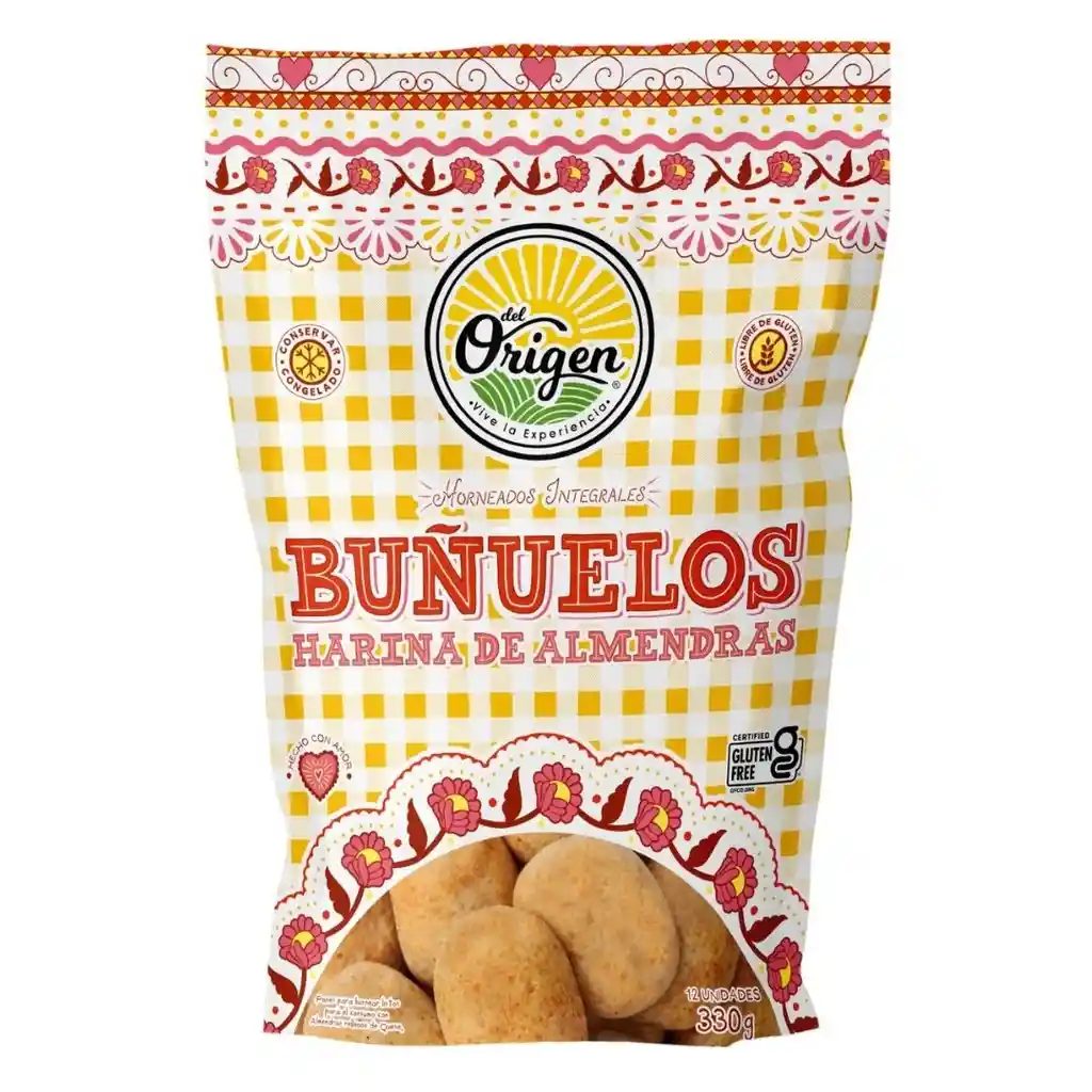 Buñuelos Harinas Almendras 12und