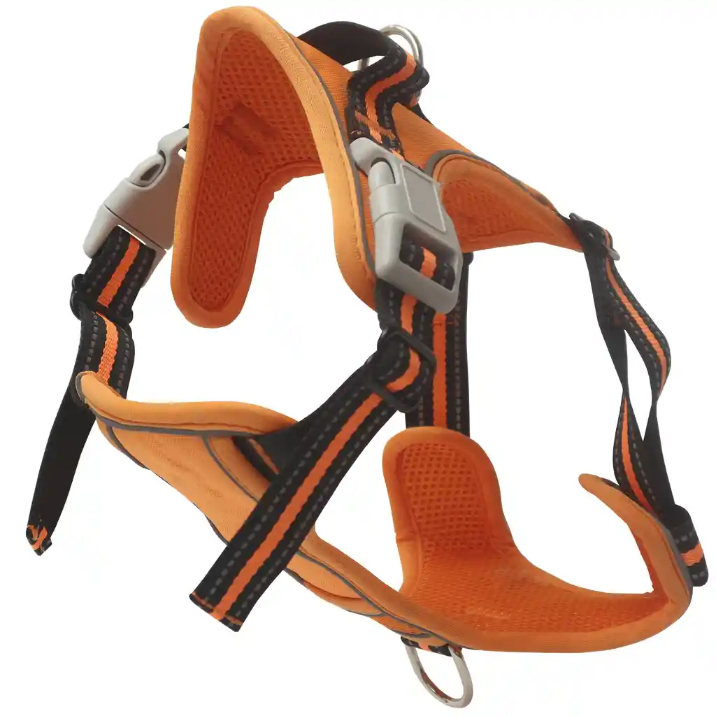 Pechera Para Mascotas Razas Grandes Naranja