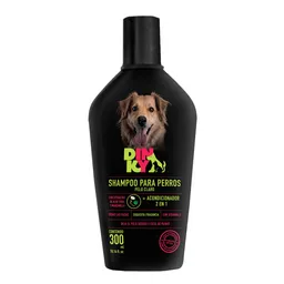 Shampoo Para Perro 2 En 1 Dinky Pelo Claro