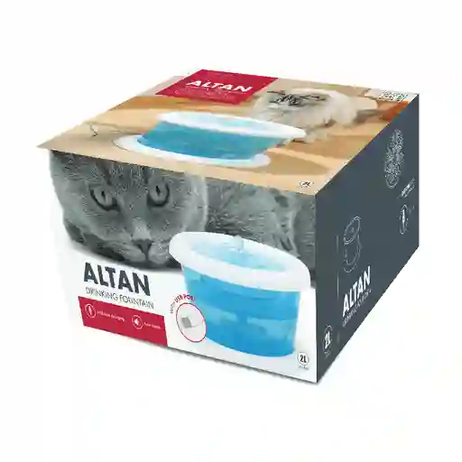 Fuente De Agua Para Mascotas Alta 2000ml M-pets