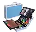 Set Completo De Arte Con 145 Piezas En Estuche Metálico Diseño Niña O Niño