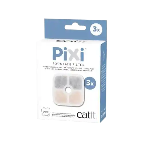 Hagen Catit Repuesto Filtro Para Fuente De Agua Pixi - 3 Unds