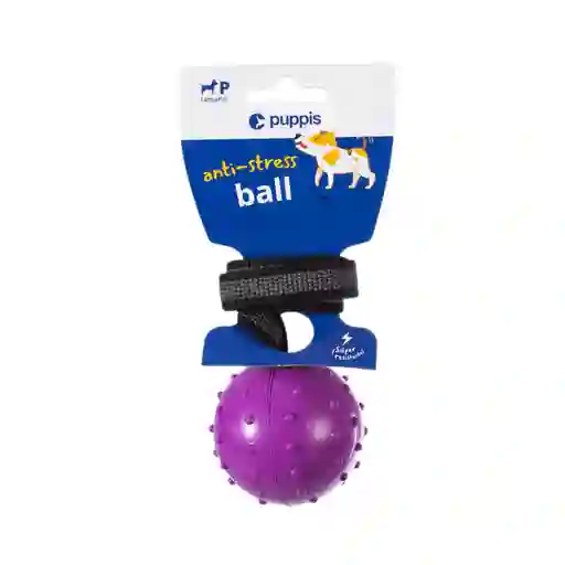 Juguete Para Perro Puppis Anti-stress Ball Morado