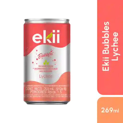 Soda Saborizada Ekii Bubbles Lychee Latax269ml