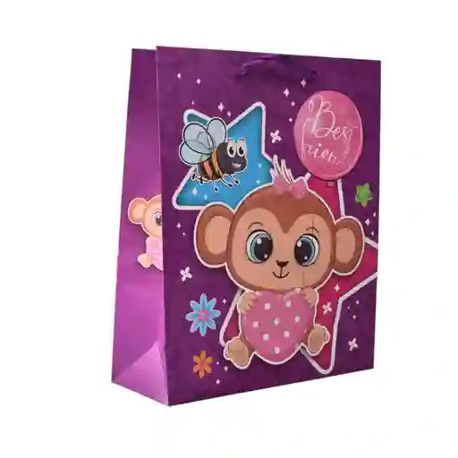 Bolsa Regalo En Papel Niños Niñas Tamaño Mediano
