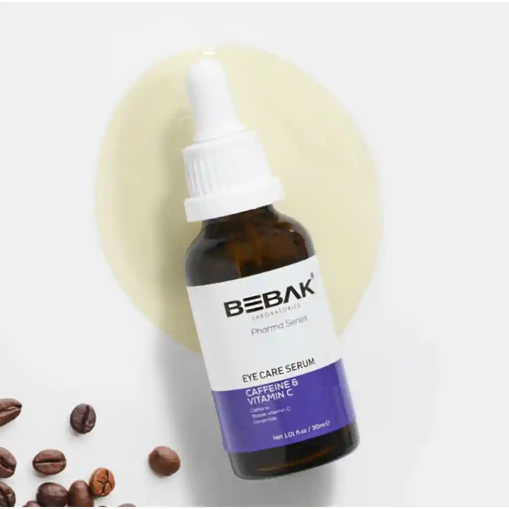 Sérum Facial Bebak Eye Care Pharma Series Cafeína Y Vitamina C 30ml