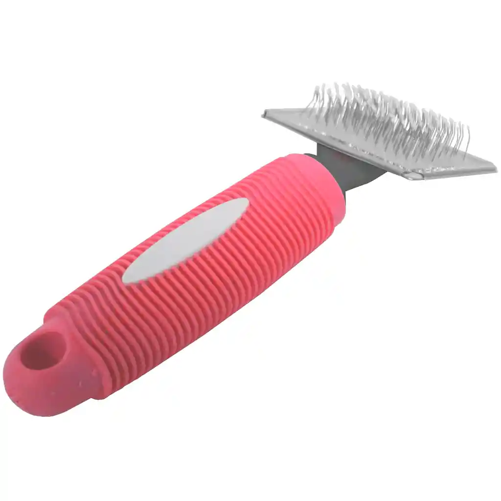 Peine Para Mascotas Cleanpets Mediano Rosa