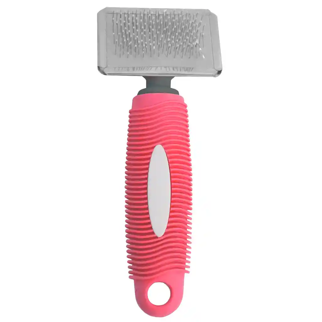 Peine Para Mascotas Cleanpets Mediano Rosa