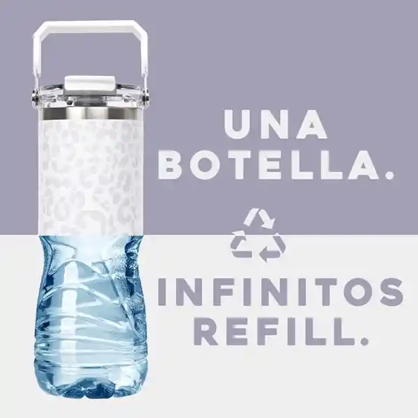 Termo Botella Termica Buffer Acero Inox - Ice Leopard