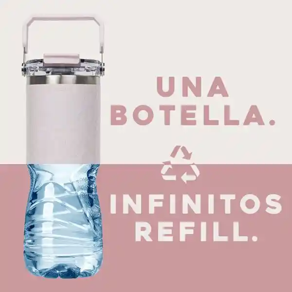 Termo Botella Termica Buffer Acero Inox - Pinky Leopard