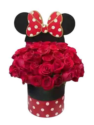 Detalle Mini Mouse Rosa Rojas