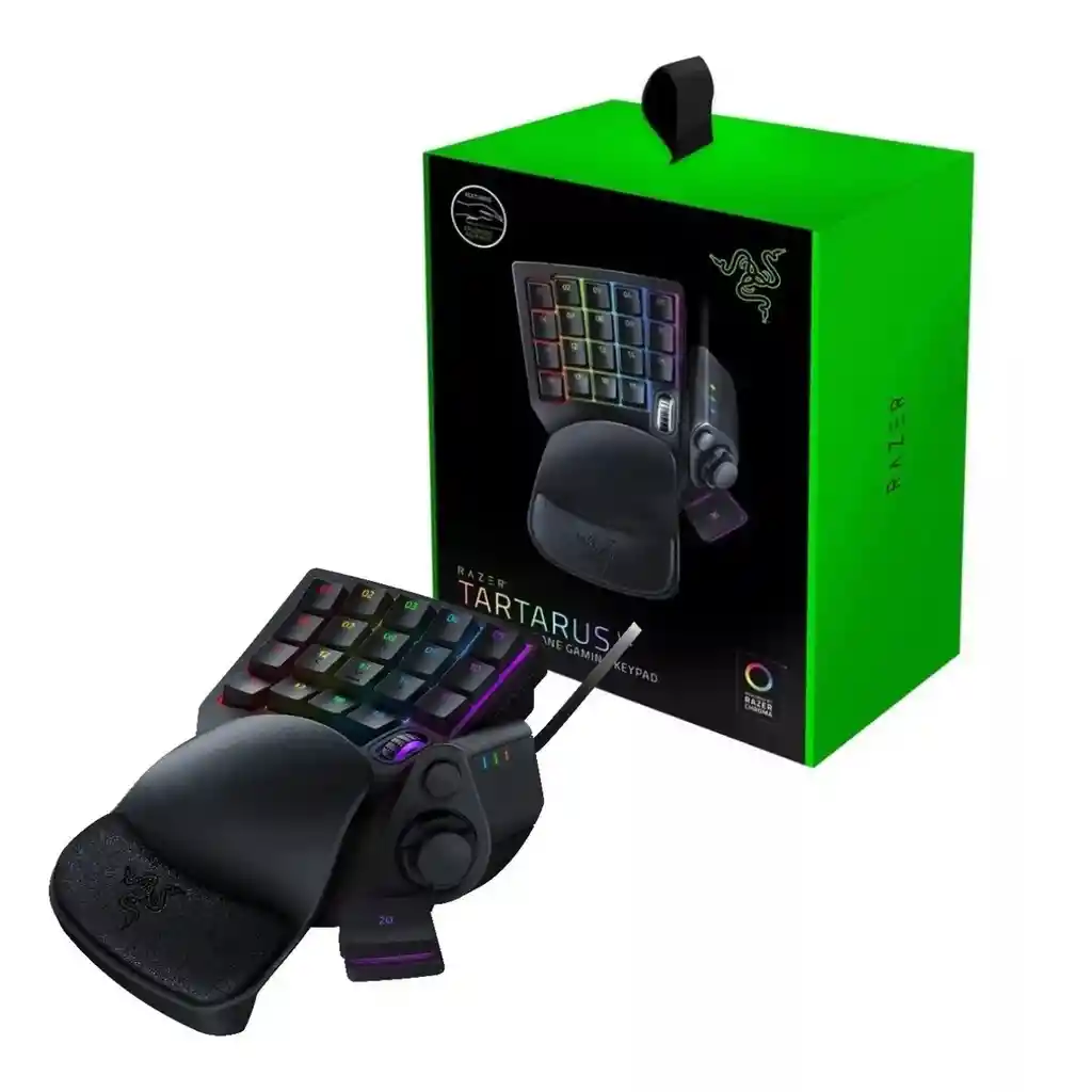 Teclado De Una Sola Mano Gamer Razer Tartarus V2 Mecamenbran