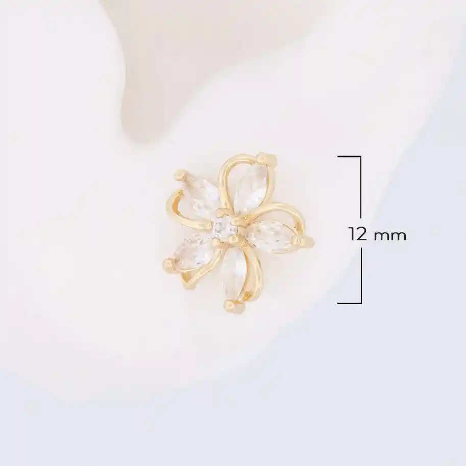✨ Topos Cristal Dorado En Figura De Flo