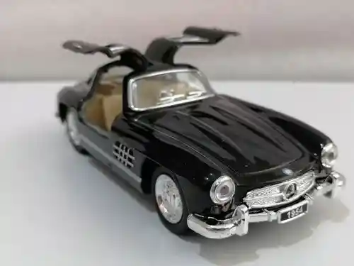 Carro Coleccionable 1954 Mercedes-benz 300sl Negro Modelo Coche Juguete Fiesta Regalos, Colección