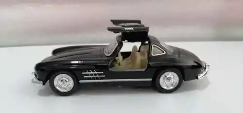 Carro Coleccionable 1954 Mercedes-benz 300sl Negro Modelo Coche Juguete Fiesta Regalos, Colección