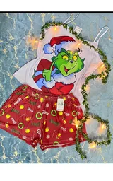 Pijama Para Dama Con Lindo Estampado Navideño