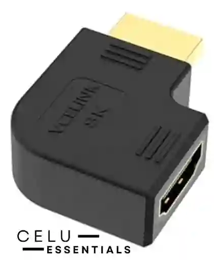 Adaptador Hdmi 270 Grados Conector Codo Hdmi 2.1 Macho A Hembra