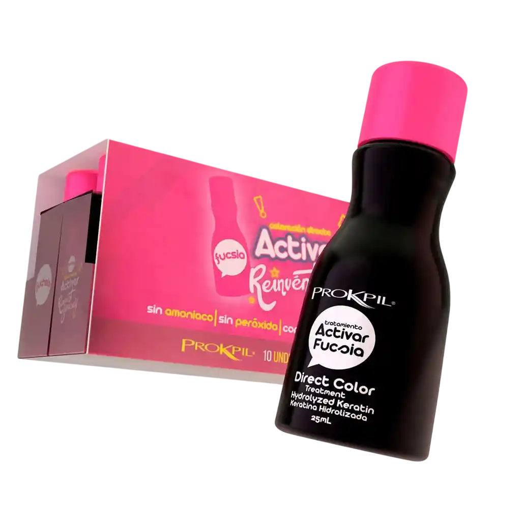 Tratamiento Activar Fucsia Gotas De Color - 25ml Prokpil