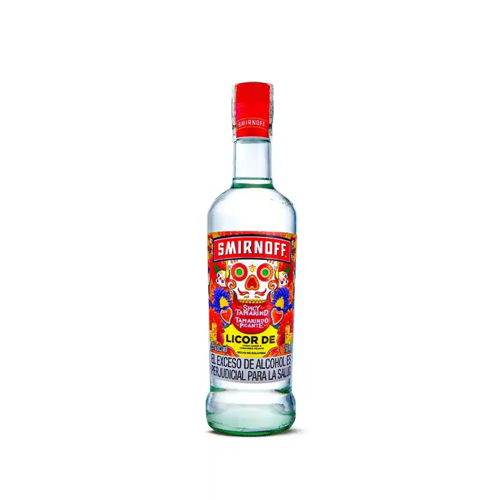 Vodka Smirnoff Tamarindo Picante Botella 750ml