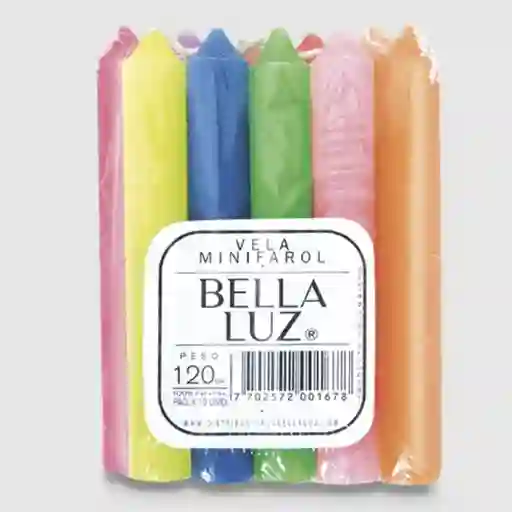 Vela Bella Luz Mini Farol Surtida 10u