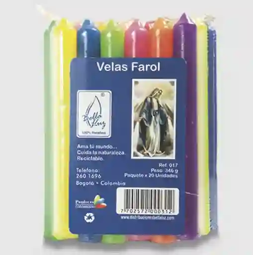 Vela Bella Luz Farol 20u