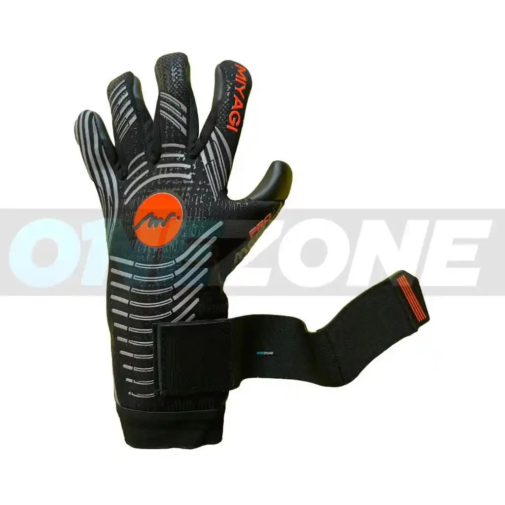 Guante De Fútbol Miyagi Pro Meslier - Mg016 Talla #9 Naranja