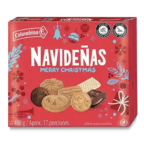 Galleta Colombina Navidena Duplex 400g