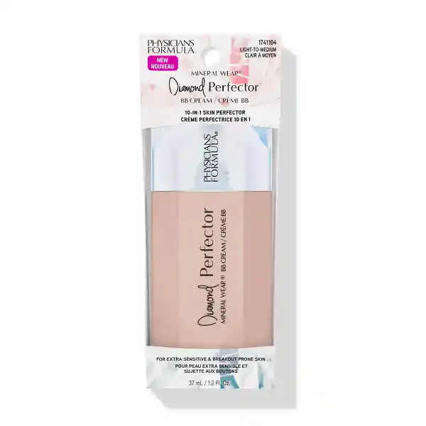 Bb Cream Physicians Formula Mineral Wear® Diamond Perfector Light To Medium