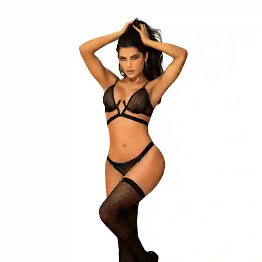 Lencería Sensual Isabel Talla S/m Mapale