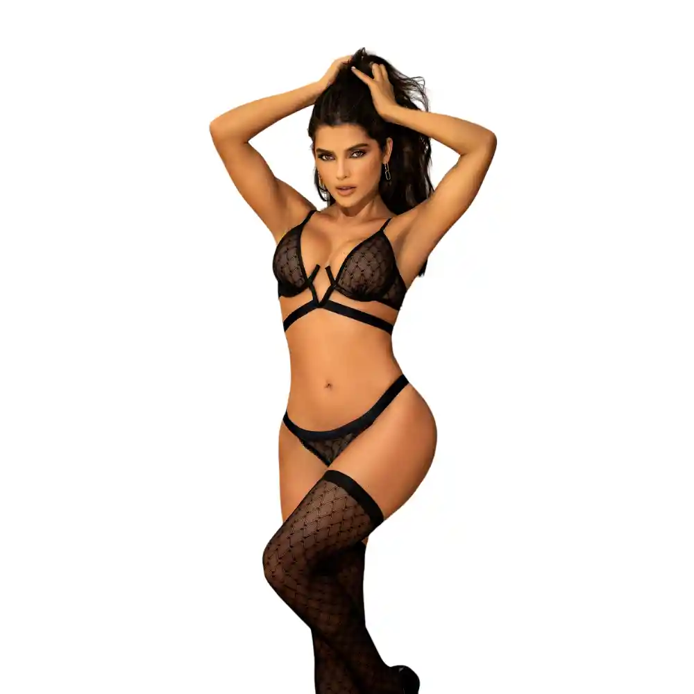 Lencería Sensual Isabel Talla S/m Mapale
