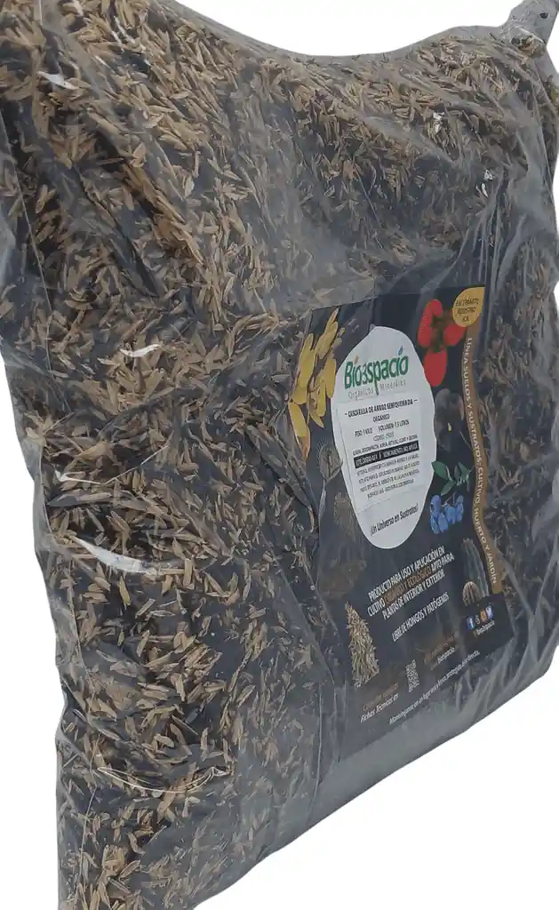 Cascarilla De Arroz Semiquemada 1 Kilo