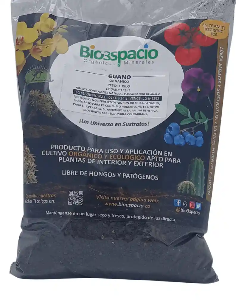 Guano De Murcielago 1 Kilo