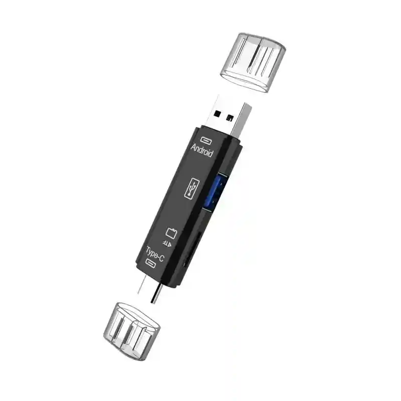 Lector Tarjeta Memoria Multifuncional 5 En 1 Sd Usb Otg