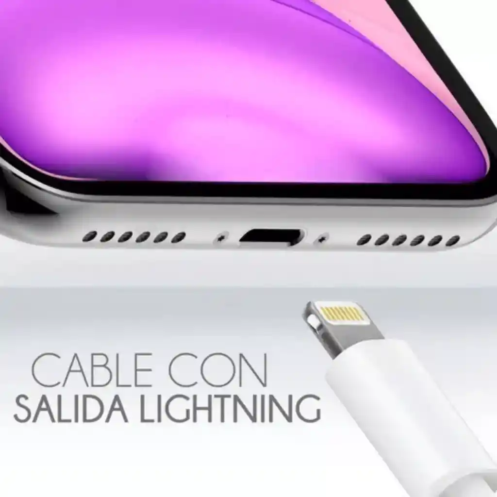 Cable Original Iphone Apple Usb-c A Lightning Ipad Ipod 2 Metros