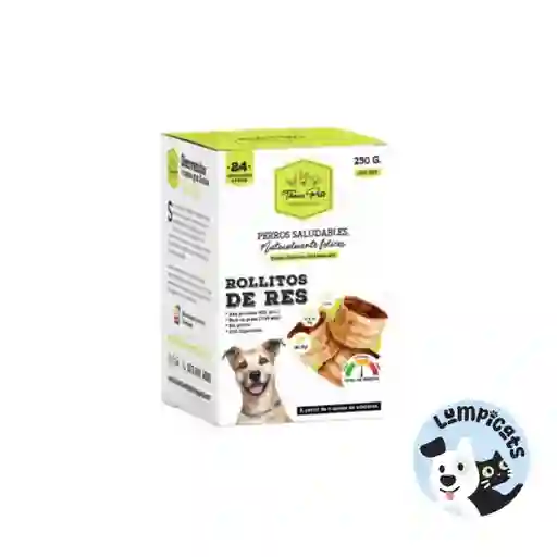 Dog Snack Caja Rollitos De Res X 24 Unds 250 Gr