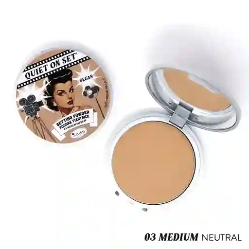 Polvo Fijador The Balm Quiet On Set 03 Medium