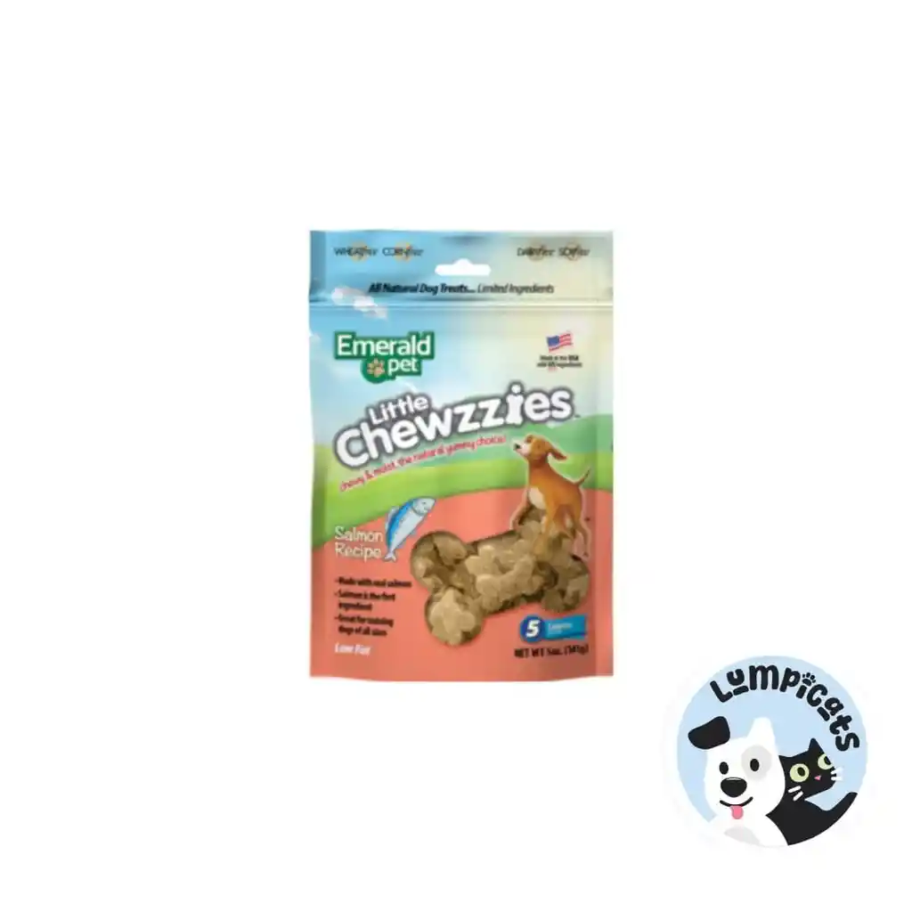 Emerald Pet Dog Snack Little Chewzzies - Salmon 5oz