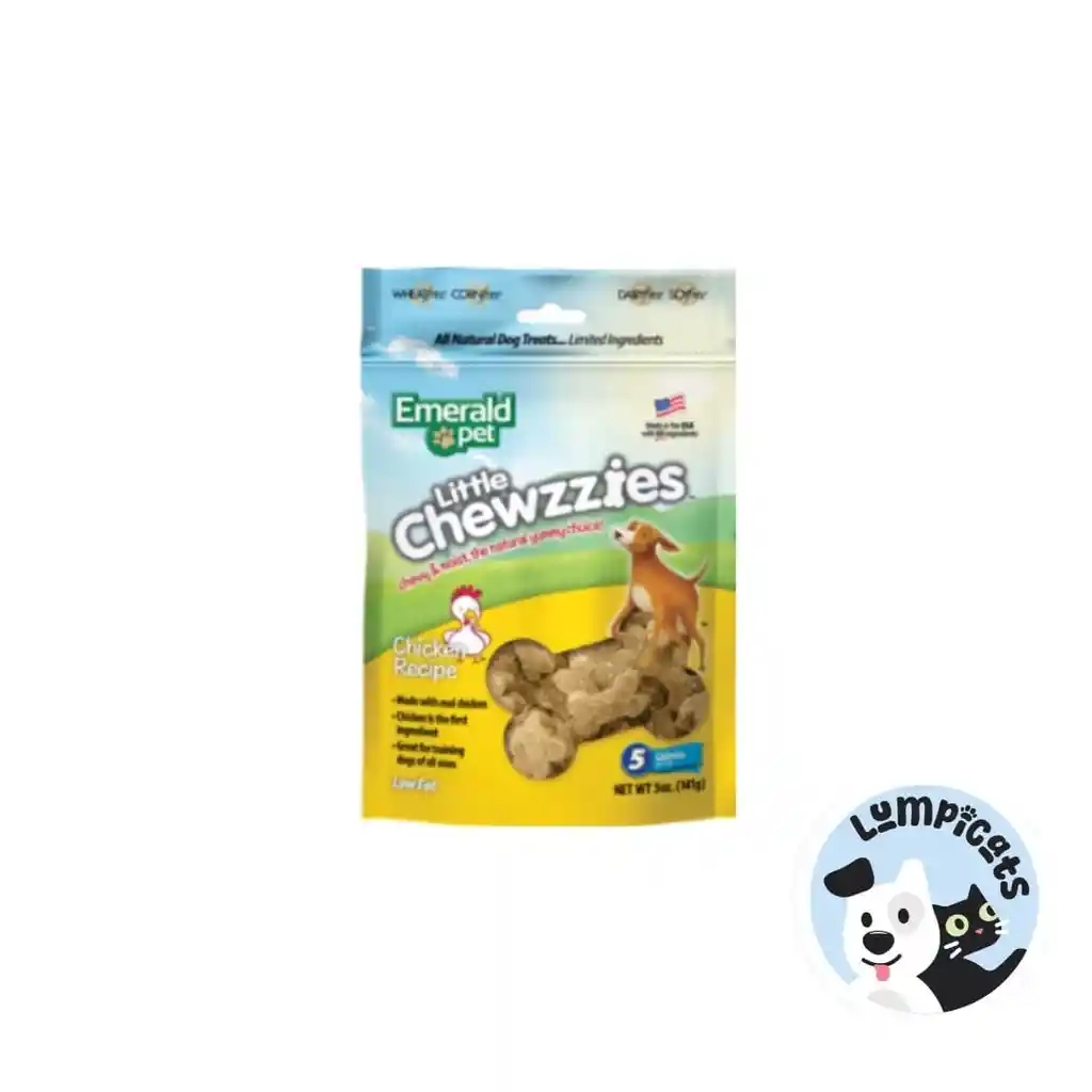 Emerald Pet Dog Snack Little Chewzzies - Pollo 5oz