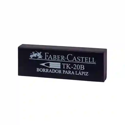 Borrador Faber Castell Negro Para Lapiz Tk-20b