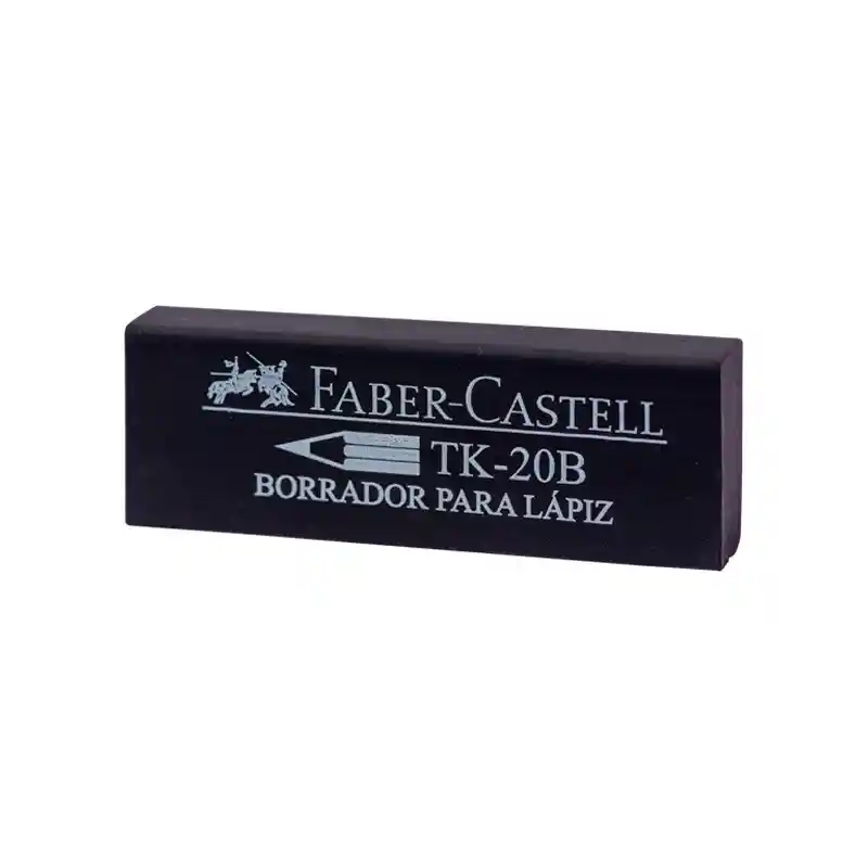 Borrador Faber Castell Negro Para Lapiz Tk-20b	