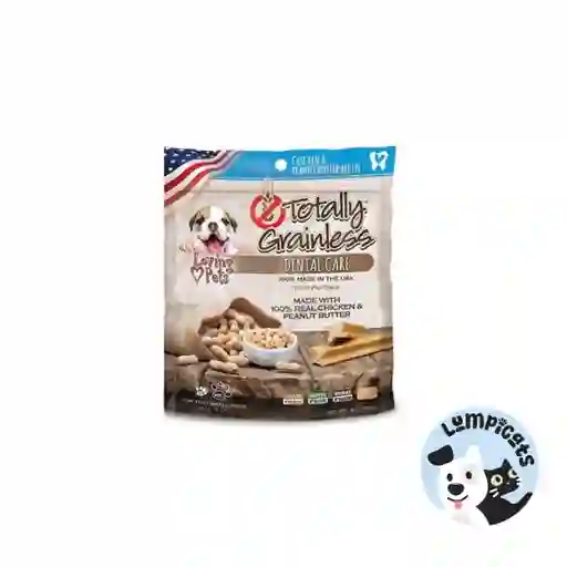 Totally Grainless Dog Snack Dental Pollo Y Mantequilla Mani M-l 6oz