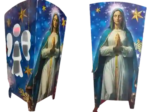 Faroles De Navidad Surtido, Virgen X10