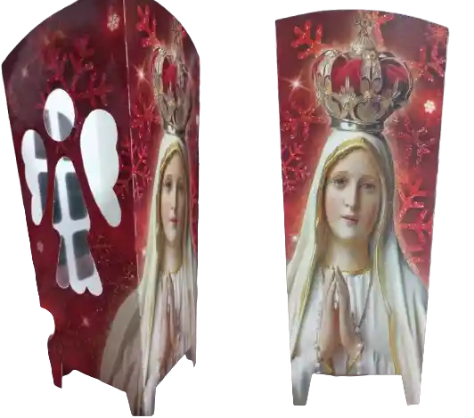 Faroles De Navidad Surtido, Virgen X10