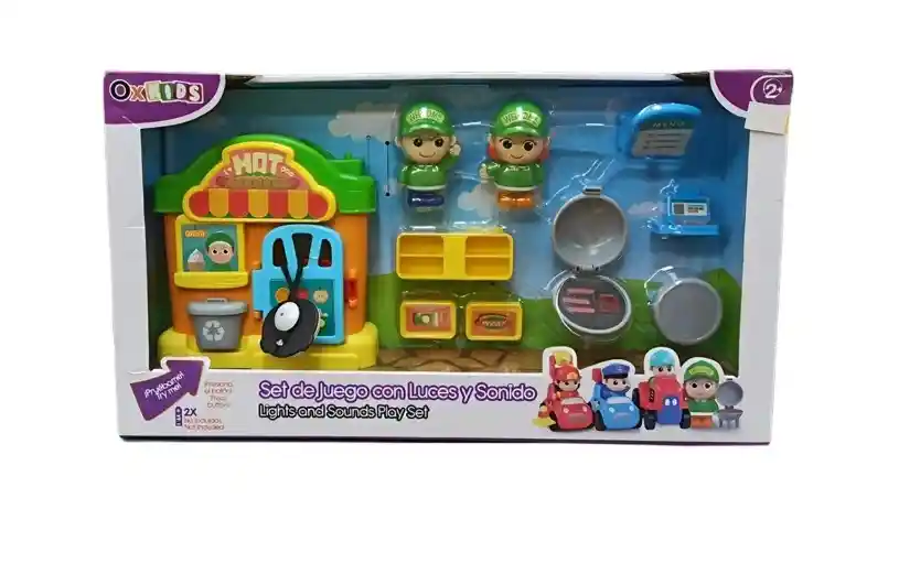 Juguete Set Tienda Perros Calientes Luces Y Sonido Niños