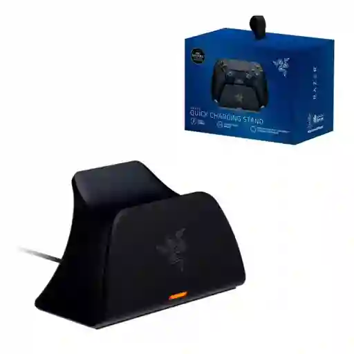 Soporte De Carga Rápida De Razer Para Control Playstation 5 (negro)