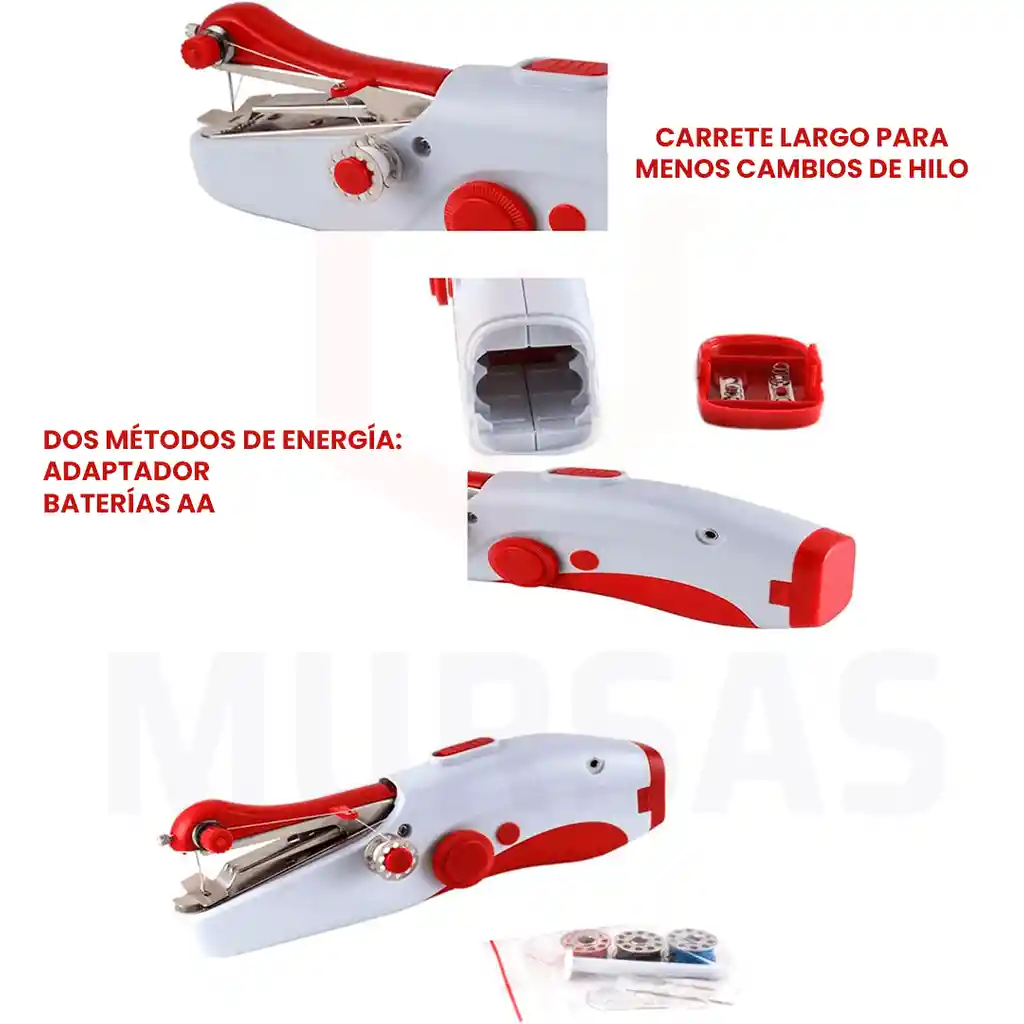 Kit De Máquina De Coser Eléctrica Doméstica Pequeña Portátil