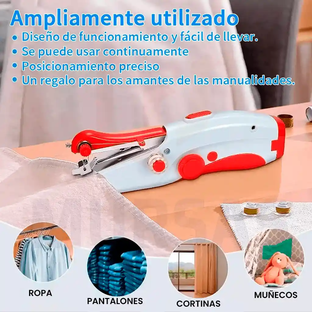 Mini Maquina De Coser Eléctrica Portátil De Costura Portable