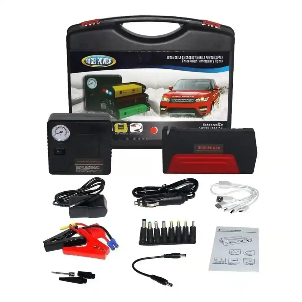 Kit Iniciador Con Compresor Para Auto