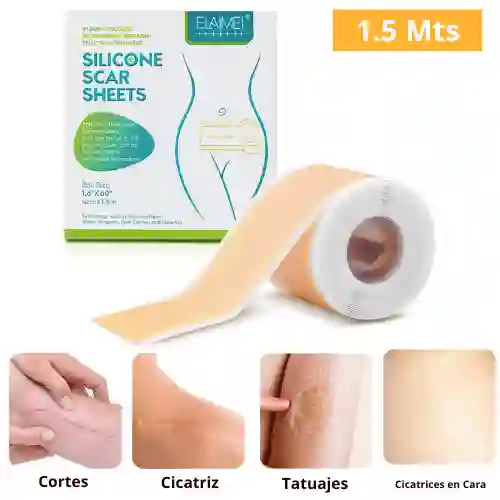 Cinta Silicona Anti Cicatrices 4cm*1.5mt